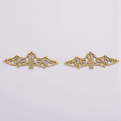 Alloy Filigree Joiners Links PALLOY-WH0072-03AB-1
