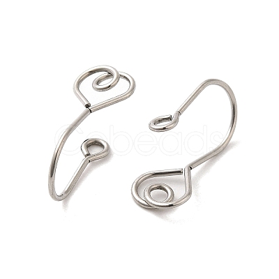 Non-Tarnish 316 Surgical Stainless Steel Clip on Nose Rings STAS-P336-09E-P-1