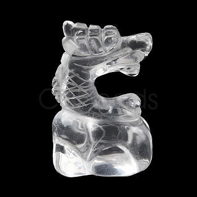 Synthetic Quartz Crystal Sculpture Display Decorations DJEW-Q001-04-1