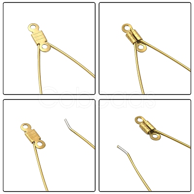 DIY Wire Wrap Earring Making Kit STAS-CJ0002-39-1