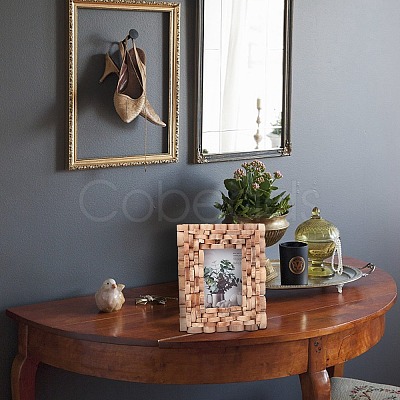 Natural Wood Photo Frames DJEW-WH0007-42-1