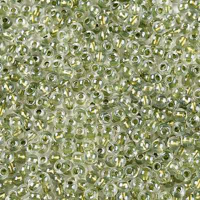 6/0 Transparent Inside Colours Glass Seed Round Beads SEED-N006-004H-1