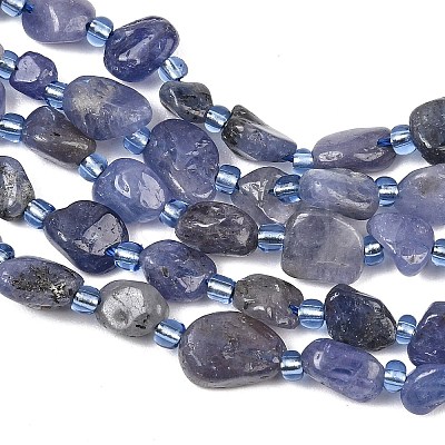 Natural Tanzanite Beads Strands GG-CBA3A44-C06-01-1