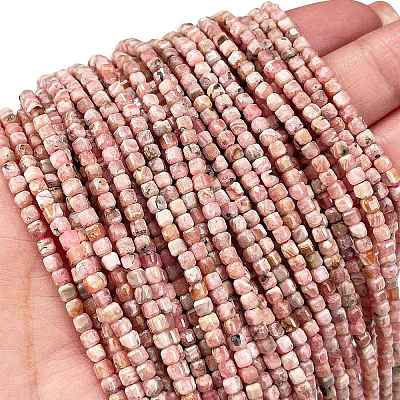 Natural Argentina Rhodonite Beads Strands G-Z057-A01-01-1