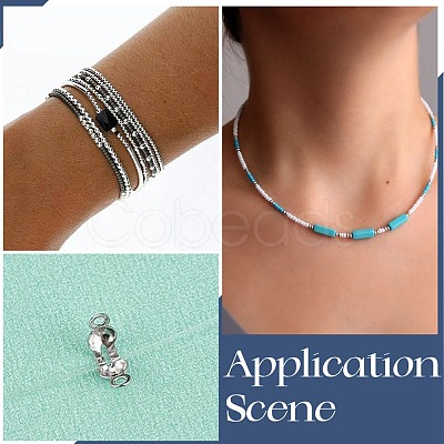 304 Stainless Steel Round Seamed Beads STAS-SC0006-95A-1