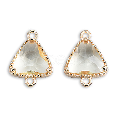 Transparent K9 Glass Connector Charms GLAA-N038-60-F12-1