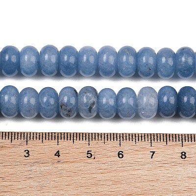 Dyed Natural White Jade Beads Strands G-G107-A39-01-1