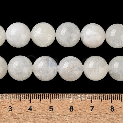 Natural Rainbow Moonstone Beads Strands G-D107-01A-1