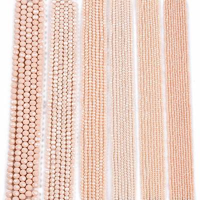Electroplate Glass Beads Strands EGLA-A044-P2mm-A05-1