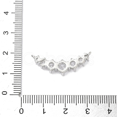 Brass Micro Pave Cubic Zirconia Pendants KK-Z128-01P-1