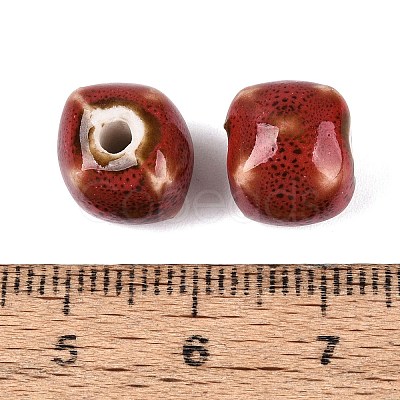 Vintage Handmade Porcelain Beads PORC-N013-18-19-1