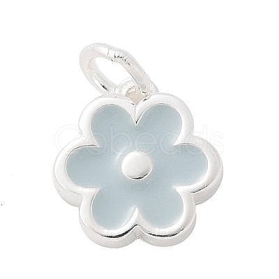 925 Sterling Silver Enamel Flower Charms LS-STER-D300-04S-01-1