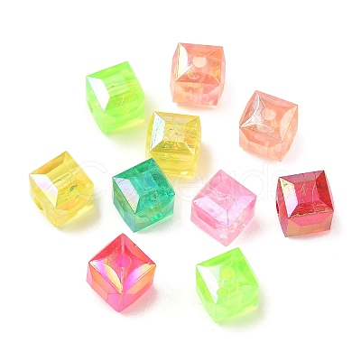 Plating Transparent Acrylic Beads AC-CBA5019-01-1
