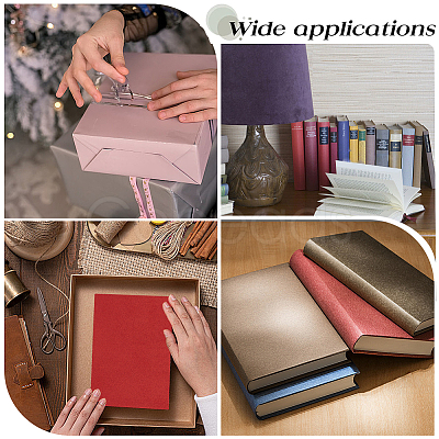 Faux Suede Book Covers DIY-WH0349-138P-1