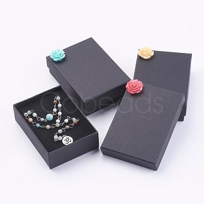 Natural Flower Amazonite Lariat Necklaces NJEW-JN01961-02-1