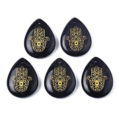 Natural & Synthetic Gemstone Pendants G-T122-73-1