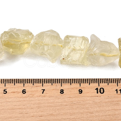 Natural Lemon Quartz(Heated) Beads Strands G-S386-C17-1