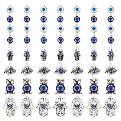 Evil Eye Jewelry Making Finding Kit FIND-PH0008-04-1
