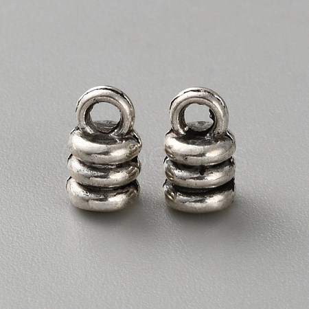 Tibetan Style Alloy Cord Ends FIND-WH0148-528C-1
