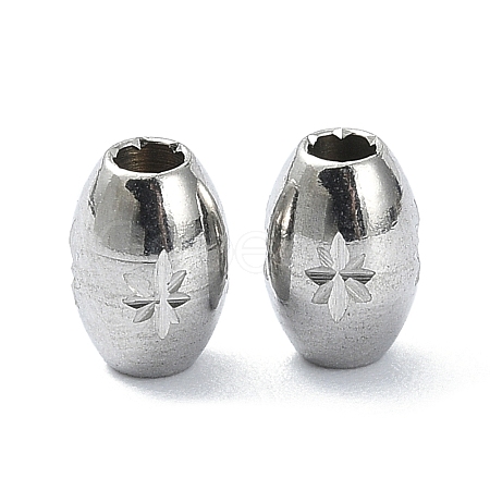 Tarnish Resistant 316 Stainless Steel Beads STAS-H191-06P-1
