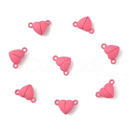 10 Sets Alloy Magnetic Clasps with Loops FIND-LP0004-76B-1