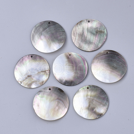Black Lip Shell Pendants LS-X-SSHEL-S251-36E-1
