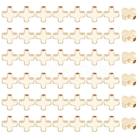 60Pcs Brass Beads KK-BC0015-38-1