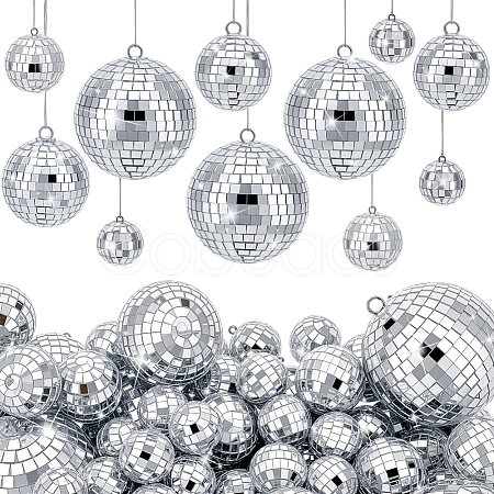 81Pcs 5 Styles Glass Pendants FIND-GW0001-02-1