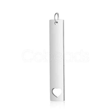 Anti-Tarnish 304 Stainless Steel Pendants STAS-I311-13P-1
