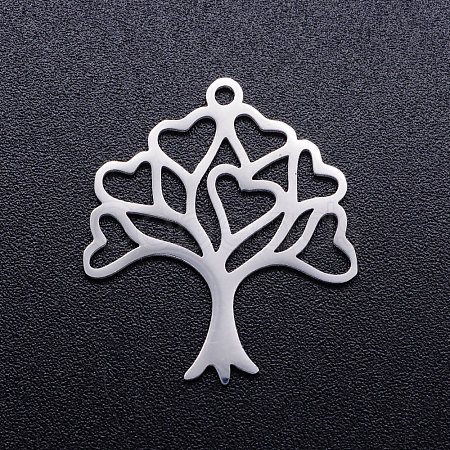 Tarnish Resistant 201 Stainless Steel Hollow Pendants STAS-Q201-JN298-1-1