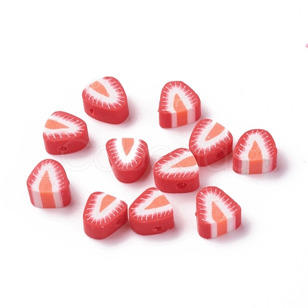 Handmade Polymer Clay Beads CLAY-R069-01F-1