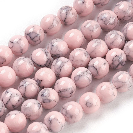 Synthetic Turquoise Beads Strands TURQ-H038-6mm-XXS04-1