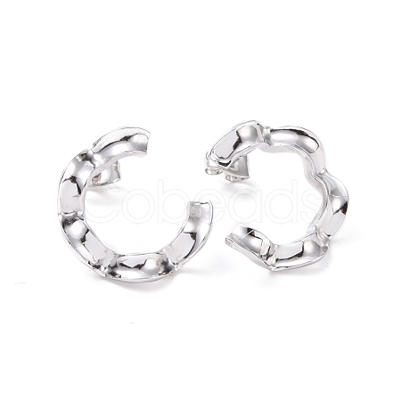 Non-Tarnish 304 Stainless Steel Stud Earring for Women EJEW-F287-03P-1