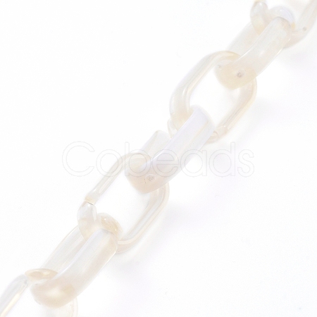 Handmade Acrylic Cable Chains AJEW-JB00535-08-1