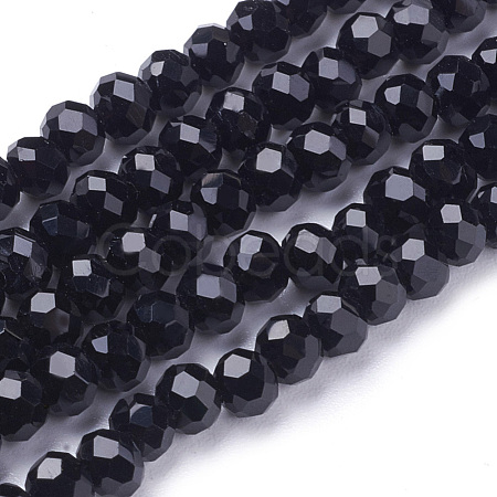 Glass Beads Strands EGLA-J042-4mm-08-1