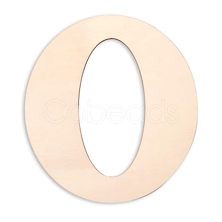Letter Unfinished Wood Blank Cutouts DIY-ZX040-01O-1