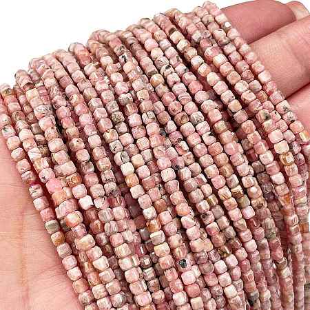 Natural Argentina Rhodonite Beads Strands G-Z057-A01-01-1