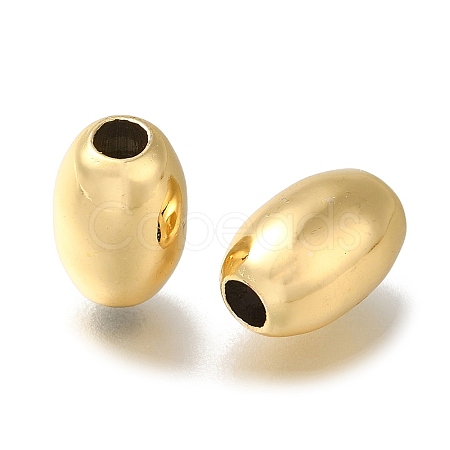 Rack Plating Brass Beads KK-K373-07B-G-1
