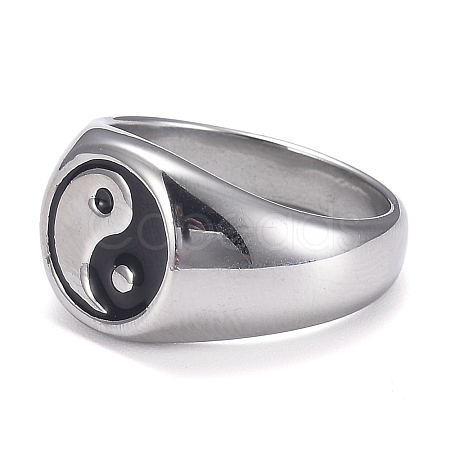 304 Stainless Steel Finger Rings STAS-H101-01P-11-1