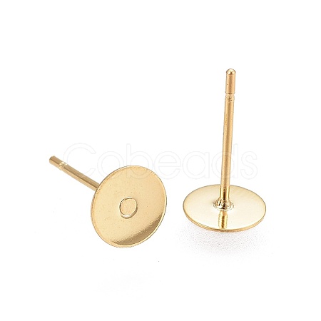 304 Stainless Steel Stud Earring Findings STAS-H436-24G02-5mm-1