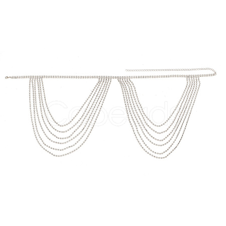 Brass Rhinestone Sexy Shoulder Bra Body Chain FIND-FH0008-13S-1