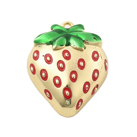Brass Enamel Pendants KK-L228-36A-G-1