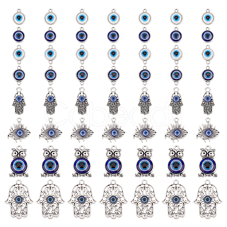 Evil Eye Jewelry Making Finding Kit FIND-PH0008-04-1