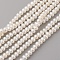 Natural Cultured Freshwater Pearl Beads Strands, Oval, Old Lace, 6~8x4~5mm, Hole: 0.5mm, about 70~71pcs/strand, 14.7 inch(37.5cm)