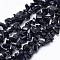 Synthetic Blue Goldstone Beads Strands, Chip, 5~8mm, Hole: 1mm, about 80~81cm