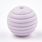 Food Grade Eco-Friendly Silicone Beads, Chewing Beads For Teethers, DIY Nursing Necklaces Making, Round, Lilac, 15x14mm, Hole: 2mm