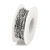 304 Stainless Steel Twist Oval Link Chains CHS-K017-04P-2