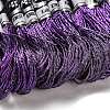 10 Skeins 12-Ply Metallic Polyester Embroidery Floss OCOR-Q057-A11-2