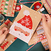 36Pcs 6 Styles Christmas Paper Shopping Bags with Handles ABAG-CA0001-18-3