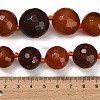 Dyed & Heated Natural Agate Graduated Beads Strands GG-CBA007A-D11-01A-5